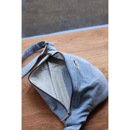 Sac banane - Hindbag - Grand Sac banane Sasha - Coton Bio