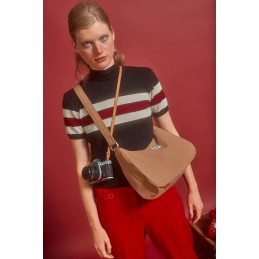 Hindbag - Grand sac bandoulière Rosa - Coton bio