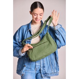Hindbag - Grand sac bandoulière Rosa - Coton bio