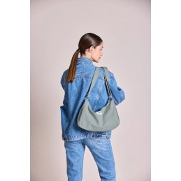Sac épaule - Hindbag - Grand sac bandoulière Rosa - Coton bio