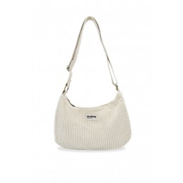 Sac épaule - Hindbag - Grand sac bandoulière Rosa - Coton bio