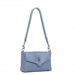Sac bandoulière - LANCASTER - Petit Sac Trotteur à Rabat Grainé - Top Double