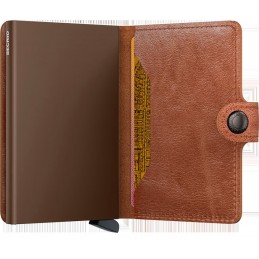 SECRID Miniwallet - Porte-cartes Cuir Vintage compact et sécurisé