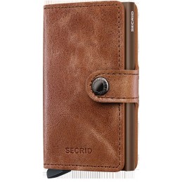 SECRID Miniwallet - Porte-cartes Cuir Vintage compact et sécurisé
