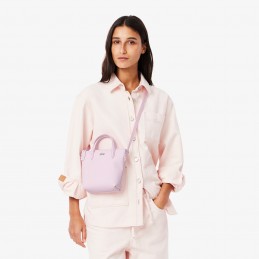 Lacoste - Mini sac cabas zippé L.12.12 Concept uni NF2609PO
