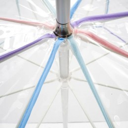 Isotoner - Parapluie cloche transparent avec motifs