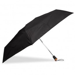 Isotoner - Parapluie pliant bois deluxe X-tra solide