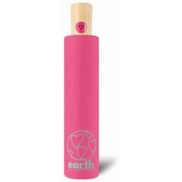 Happy Rain Earth - Parapluie pliant Mini Automatique Rose Fuchsia
