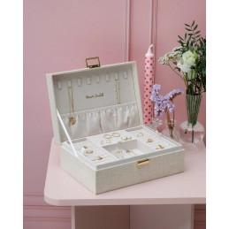 Maison Scarlett - Boîte à bijoux Louise - Lin