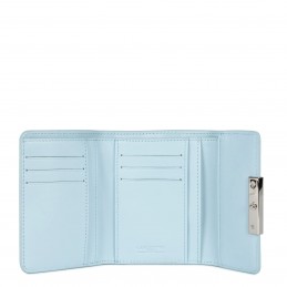 Lancaster - Portefeuille cuir fermoir - Paris Ily