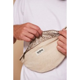 Sac banane - Hindbag - Grand Sac banane Sasha - Coton Bio
