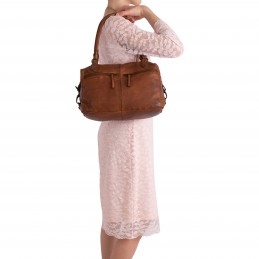 Sac épaule - Gianni Conti - Sac Shopping - Cuir Vintage