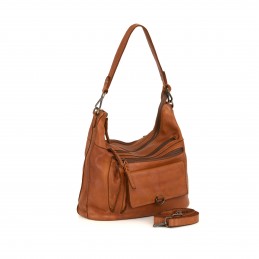 Sac épaule - Gianni Conti - Sac besace épaule - Cuir vintage