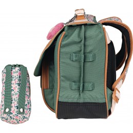 Cartable - Tann's - Cartable 38 cm avec poche gourde - Design Fille