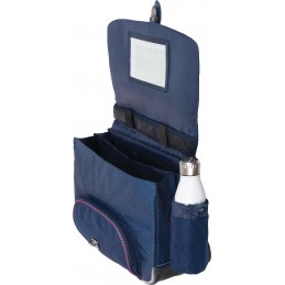 Cartable - Tann's - Cartable 38 cm avec poche gourde - Design Garçon
