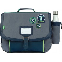 Cartable - Tann's - Cartable 38 cm avec poche gourde - Design Garçon