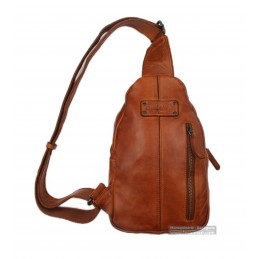 Sacoche - Gianni Conti - Sac monobretelle - Cuir Vintage