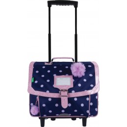 Cartable avec roulettes - Tann's - Cartable trolley 38 cm - Design Fille