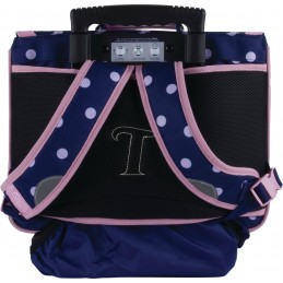 Cartable avec roulettes - Tann's - Cartable trolley 38 cm - Design Fille