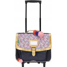 Cartable avec roulettes - Tann's - Cartable trolley 38 cm - Design Fille