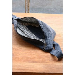 Sac banane - Hindbag - Grand Sac banane Sasha - Coton Bio