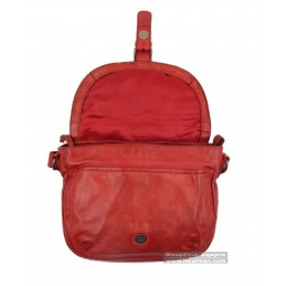Sac bandoulière - Gianni Conti - Sac bandoulière à rabat cuir vintage
